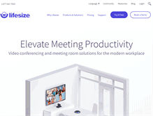 Tablet Screenshot of lifesize.com
